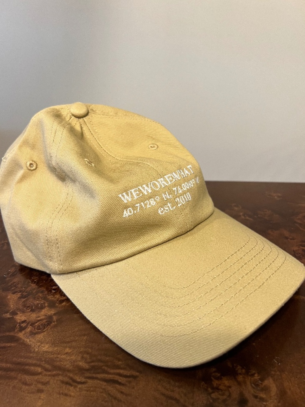 WeWoreWhat Beige Baseball Cap